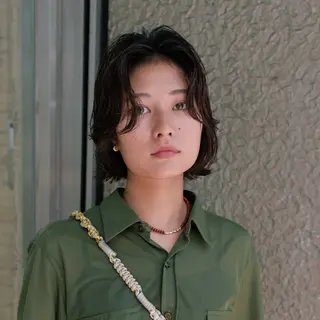 ショート パーマ 東山 涼嘉のヘアスタイル