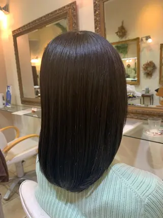 ミディアム カラー オブヘア鷺沼所属・立石 タテイシのヘアスタイル