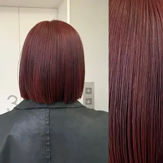 ミディアム カラー ヘアアレンジ stylist ◎RUKI.のヘアスタイル