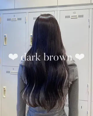 ロング カラー 𝐲𝐮𝐮𝐦𝐢 エクステ/ 艶カラーのヘアスタイル