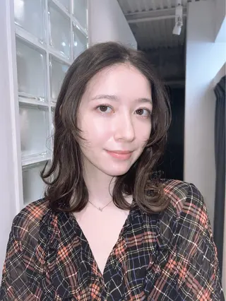 セミロング カラー ☆ HARUKA ☆のヘアスタイル