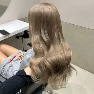 セミロング カラー ヘアアレンジ GOTODAY shair salon 横浜mare店所属・透明感抜群カラー mai🍑♡のヘアスタイル
