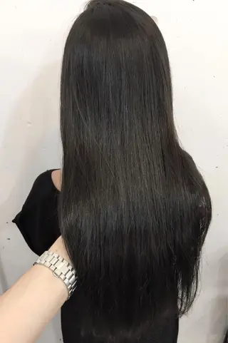 セミロング カラー パーマ グレージュ/髪質改善 Yamato.hのヘアスタイル