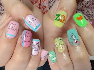 ネイル Nail Atelier IamI所属・アイアムアイ 大村磨衣のネイルデザイン