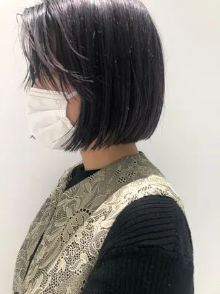 ショート カラー 古屋 花織のヘアスタイル