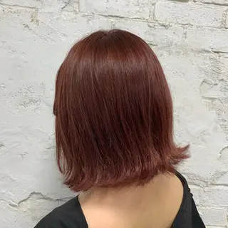 ミディアム u n aのヘアスタイル