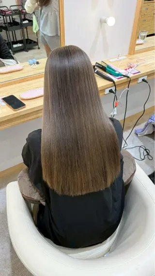 ロング カラー ブリーチなし艶カラー /いくののヘアスタイル