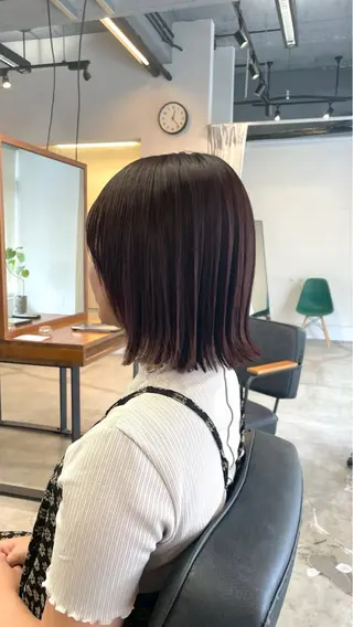 ミディアム note キシモト ハルカのヘアスタイル