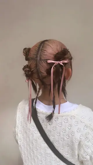 ミディアム ヘアアレンジ 暖色/ヘアアレンジ 🎀♡irohaのヘアスタイル