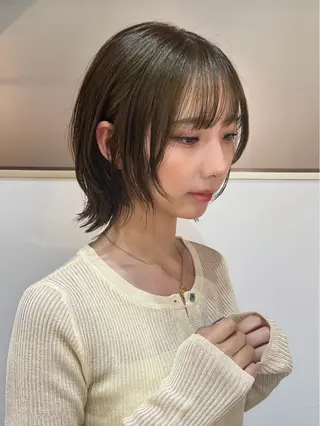 ショート PEAR＋L所属・似合わせカラー たなかちなみ🦤♡のヘアスタイル