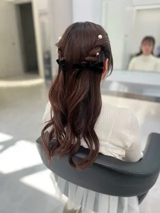 ロング カラー ヘアアレンジ 愛されカラー🩷 はるなのヘアスタイル