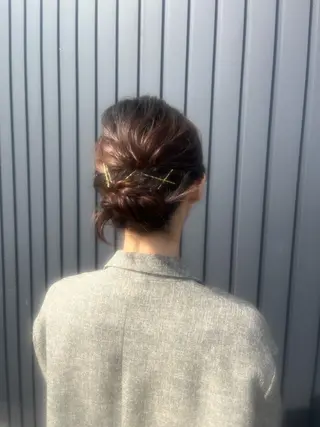 ヘアアレンジ キヨハラ リコのヘアスタイル