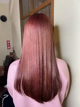 ロング カラー パーマ ヘアアレンジ メンズ キッズ ネイル マツエク・マツパ emu所属・🌈髪質改善・美髪矯 正・平野瀬乃🌈のヘアスタイル