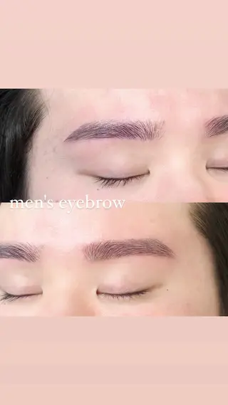 メンズ アイブロウ mila 天神 aineのマツエク・マツパデザイン