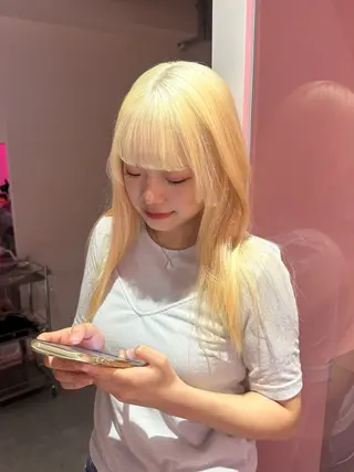 ロング カラー ブリーチカラー 特化/MAHIROのヘアスタイル