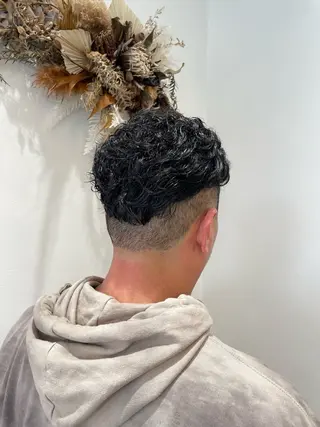 パーマ メンズ ゴトウ  アヤ bisou hairのヘアスタイル