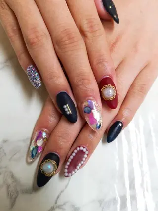 ネイル 河野ちえ (雑誌掲載サロン)のネイルデザイン