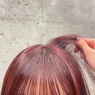 ミディアム カラー グレージュ/レイヤー /ボブ/moyu🎀のヘアスタイル