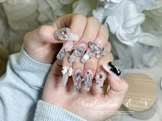 ネイル E.N🦋 長さ出し/持ち込みのネイルデザイン