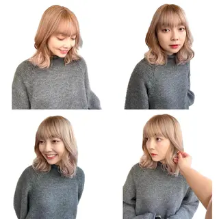 ショート カラー ボブヘアカット Rikapi❤️のヘアスタイル