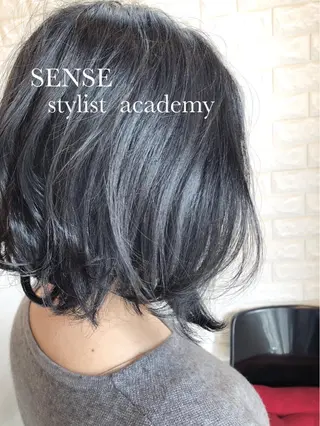 ミディアム SENSEスタイリストアカデミー守谷校所属・サロンアカデミー 増渕　規泰のヘアスタイル