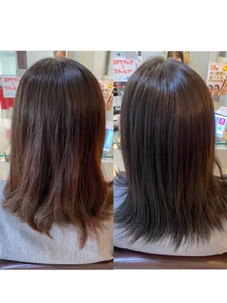 セミロング カラー ハイトーン/ブリーチ MAYURI🌺横浜のヘアスタイル