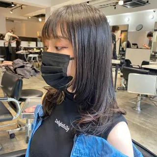 ミディアム 増子 祐太朗のヘアスタイル