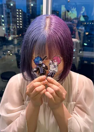 ショート カラー インナーカラー🫶 オタク美容師 山本のヘアスタイル