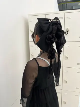 セミロング カラー ヘアアレンジ 愛されカラー🩷 はるなのヘアスタイル