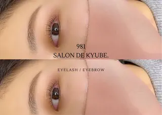 マツエク・マツパ アイブロウ 981 aska｜ マツパ×エクステのマツエク・マツパデザイン