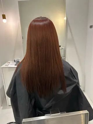 ロング カラー ハイトーン/艶髪/ 暗髪/韓国/sanaのヘアスタイル