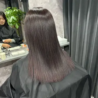 セミロング カラー nameless miichiのヘアスタイル