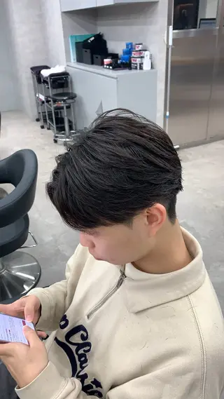 ショート カラー パーマ 福井祥太／海外風 /プードルパーマのヘアスタイル