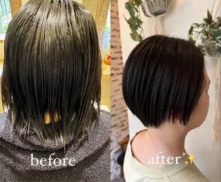 ショート opsia所属・艶カラー×レイヤー Natsumiのヘアスタイル