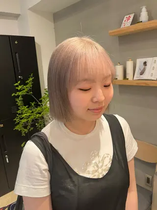 ミディアム 🌙透明感カラー✖︎ カンナ🌙のヘアスタイル