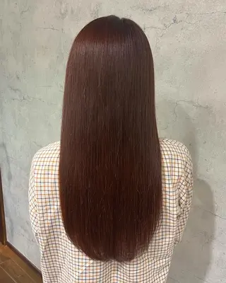 ロング カラー 唐澤 千尋のヘアスタイル