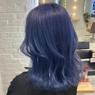 カラー nuu 栄所属・🧸SAKI🎀 韓国レイヤーのヘアスタイル