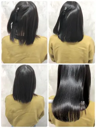 ミディアム 満足度⭕️縮毛矯正師 谷口にお任せを👍のヘアスタイル