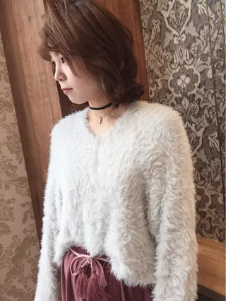 ミディアム HARUNA🤍 大人ショートヘアのヘアスタイル