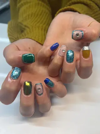 ネイル Nail Salon L'arc所属・💊大阪/心斎橋 moni🧠のネイルデザイン