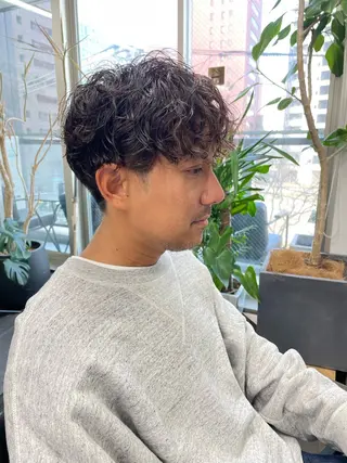 ショート パーマ メンズ FlagHAIR所属・浦川 まどかのヘアスタイル