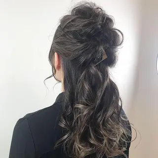 セミロング カラー Lien 深井店のヘアスタイル