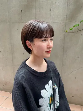 ショート ボブ/ショート 吉田竣のヘアスタイル