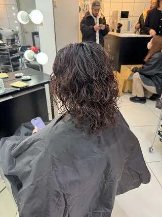 ミディアム デザインカラー/ ハイトーン/ケイジのヘアスタイル