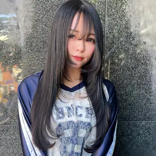 ロング AI TOKYO　S所属・mizuki 【韓国レイヤー】のヘアスタイル