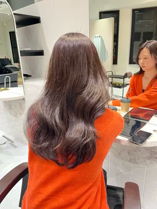 ロング カラー loulou所属・透明感カラー 💎飯塚ゆうきのヘアスタイル