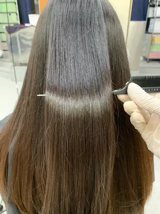 ロング I S所属・🌿透明感カラー 縮毛矯正✨かずきのヘアスタイル