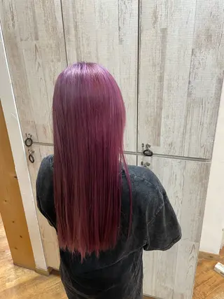 ロング カラー Little熊本所属・LITTLE SORAのヘアスタイル