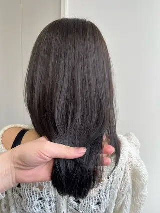 セミロング カラー 暖色カラー/似合わせ カット/名古屋/辻のヘアスタイル