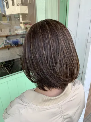 ミディアム カラー schon 仙台のヘアスタイル